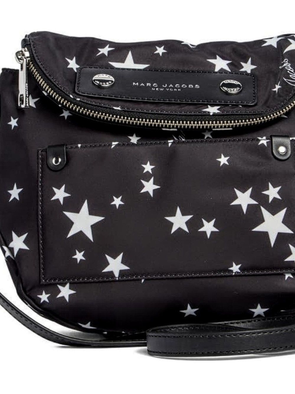 Marc Jacobs Star Print Preppy Nylon Swing Pack Crossbody Bag